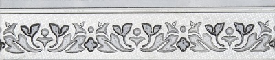 LB Ceramics Бордюр напольный Бьянка Каррара 7304-0003 (ст. арт. 3604-0112) 10х45