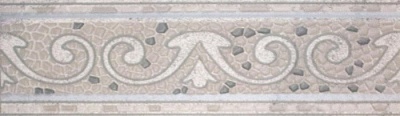LB Ceramics Бордюр напольный Тенерифе 7304-0004 (ст. арт. 3604-0104) 14х45 серебряный