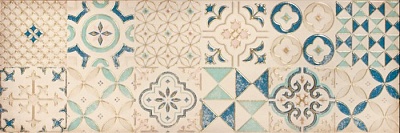 LB Ceramics Настенная плитка декор Парижанка 1664-0179 20x60 арт-мозаика