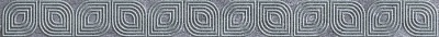 LB Ceramics Бордюр настенный Кампанилья 1504-0418 3,5x40 серый